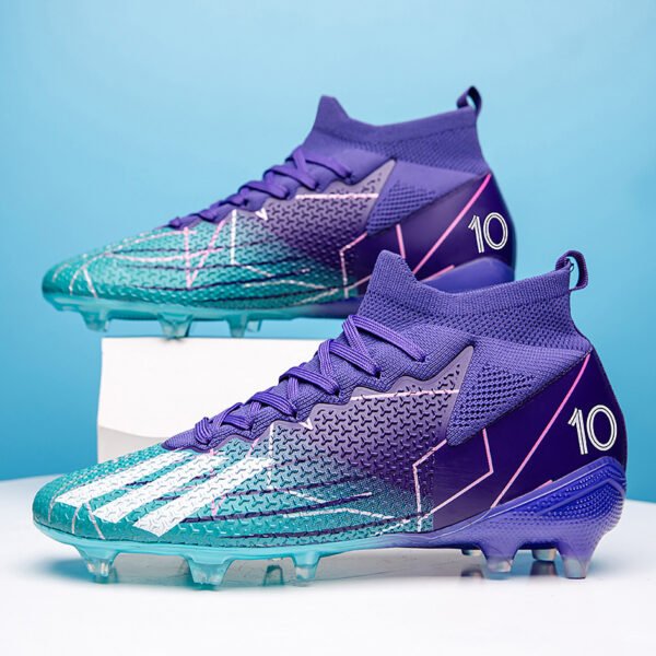 High Top Soccer Cleats purple