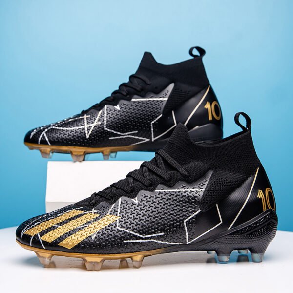 Long Nail High Top Soccer Cleats