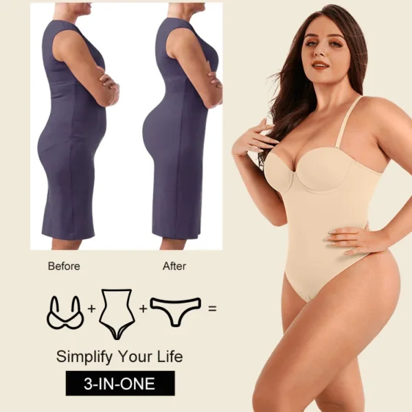 High compression Faha | Sculpting Bodysuit Shapewear for Women - Image 4