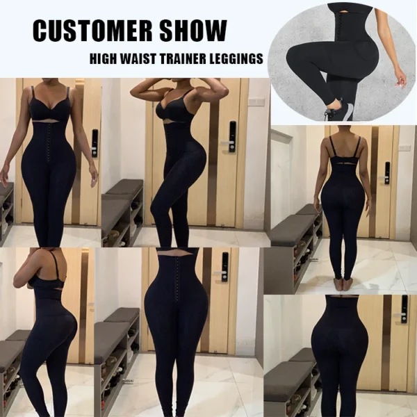 Excellent Quality Leggings | Seamless Shapewear | Tights Corset Waist Trainer Leggings - Image 4