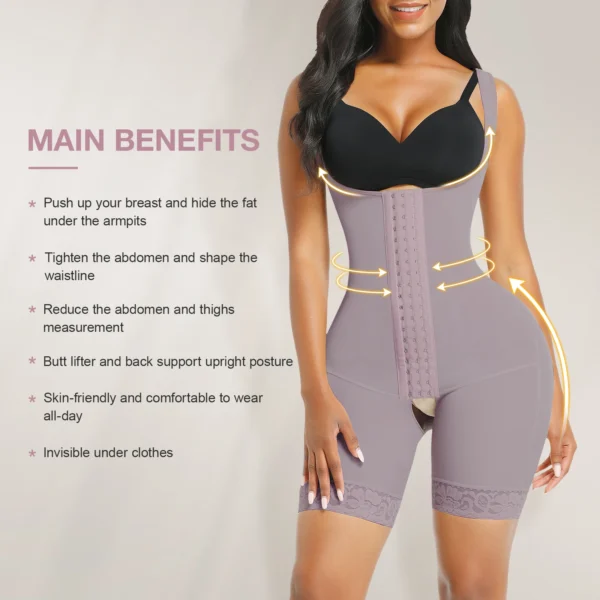 Body Shaper Hooks Compression | Slimming Woman Bodysuits Shapewear - Image 2