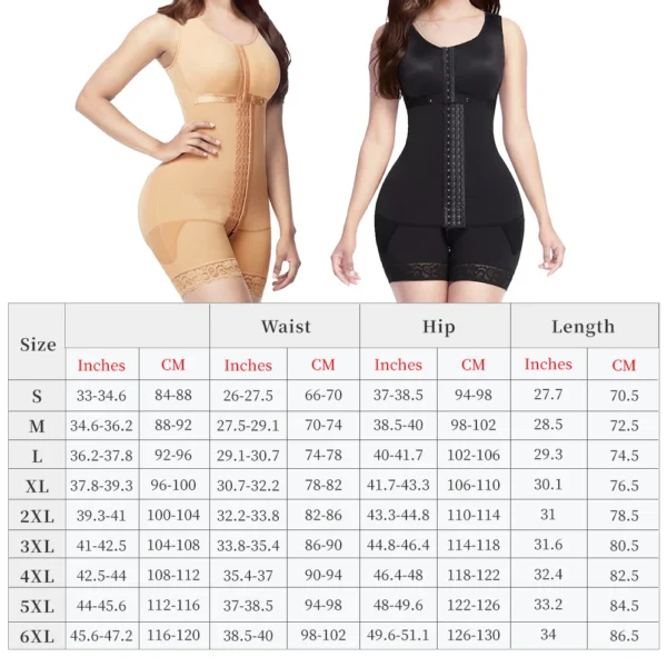 S-SHAPER High Compression Open Postpartum Bodysuit | Tummy Control Butt Lifter Corset Fajas - Image 4