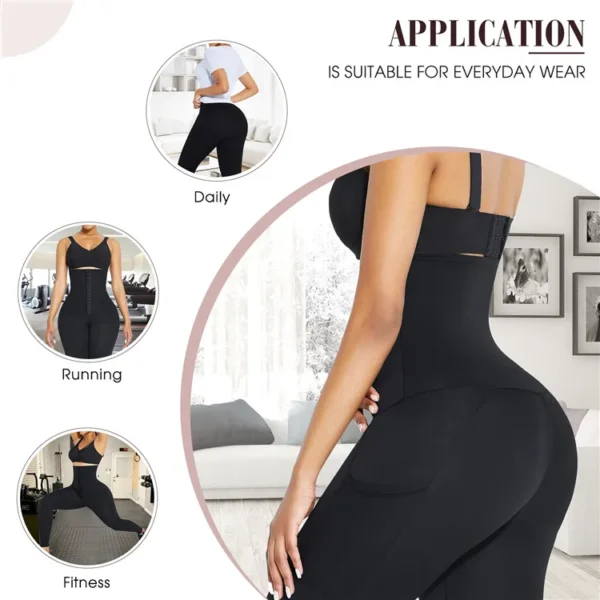 Excellent Quality Leggings | Seamless Shapewear | Tights Corset Waist Trainer Leggings - Image 3