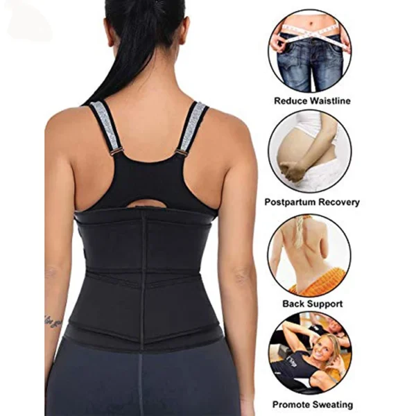 Adjustable Double Belt Compression Waist Trainer | W/New Phone Pocket - Image 3