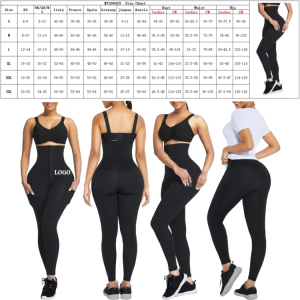 Excellent Quality Leggings | Seamless Shapewear | Tights Corset Waist Trainer Leggings - Image 5