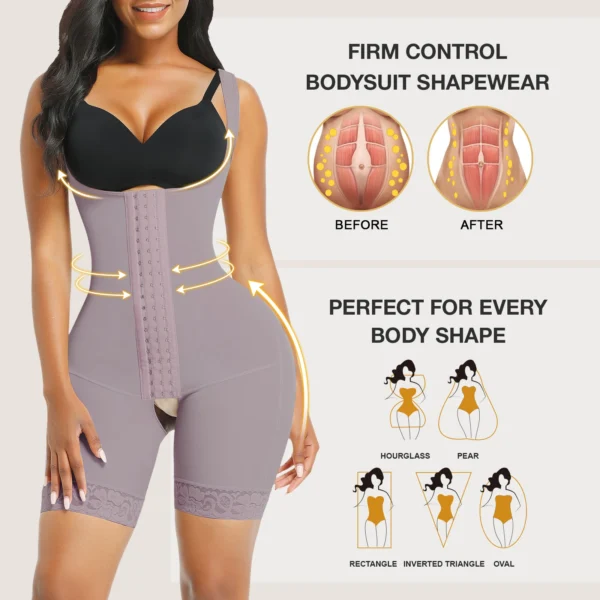 Body Shaper Hooks Compression | Slimming Woman Bodysuits Shapewear - Image 3