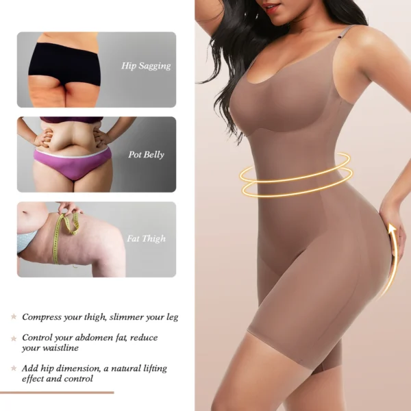 High Quality | High Waist Abdomen Control Women Slim Body Shaper | Butt Lifter Pants Full Body Shapewar - Image 2