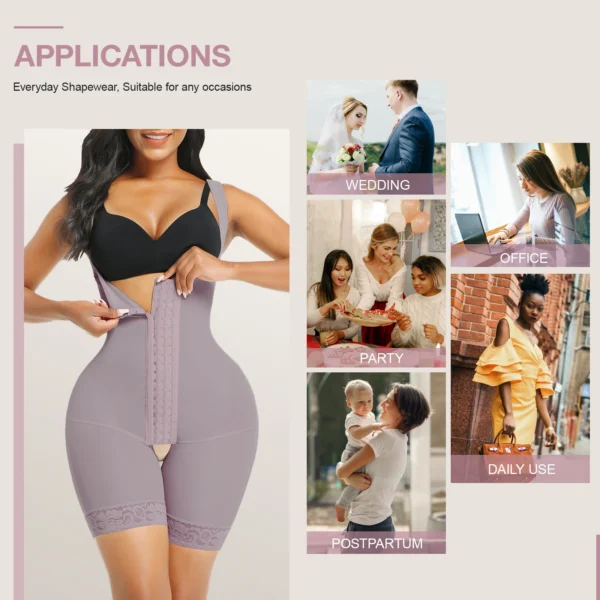 Body Shaper Hooks Compression | Slimming Woman Bodysuits Shapewear - Image 4