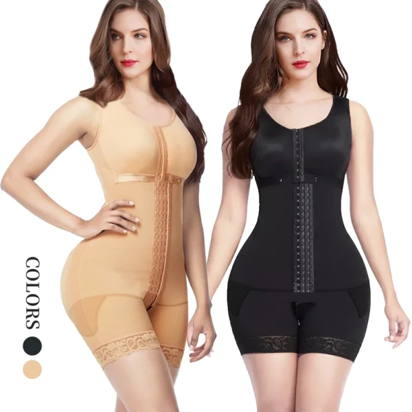 S-SHAPER High Compression Open Postpartum Bodysuit | Tummy Control Butt Lifter Corset Fajas - Image 6