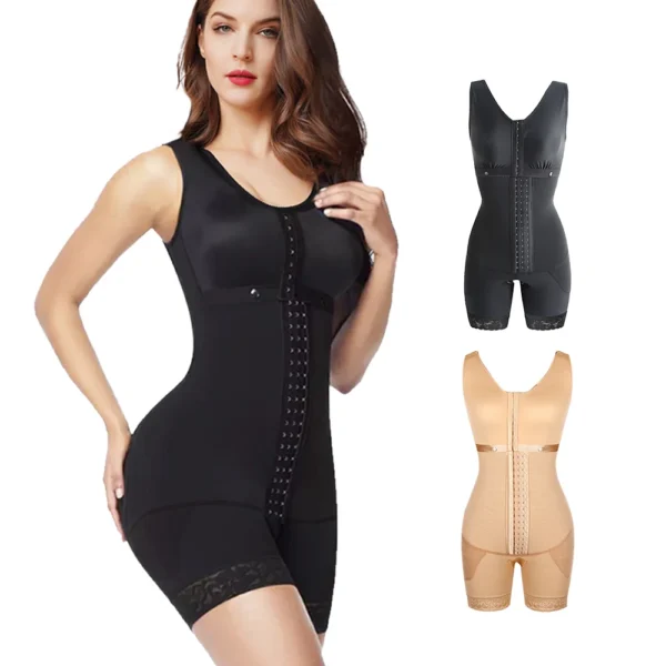 S-SHAPER High Compression Open Postpartum Bodysuit | Tummy Control Butt Lifter Corset Fajas - Image 5