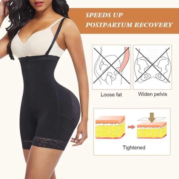 Seamless Abdomen Tummy Control Stage 3 Shaper | Colombianas Post Surgery Bodysuit - Image 2