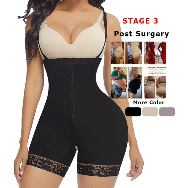 Seamless Abdomen Tummy Control Stage 3 Shaper | Colombianas Post Surgery Bodysuit - Image 6