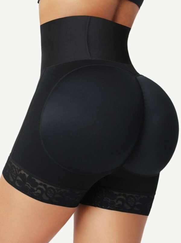 Butt Lifter Tummy Control Middle Waisted Mid Thigh Shaper Shorts---Comfy elastic waistband allows maximum elasticity & resistance for the abdomen flattening effect.