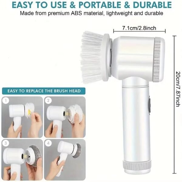 Electric Spin Scrubber | The Ultimate Power Cleaning Brush for Every Surface! 🏡✨ - Image 4