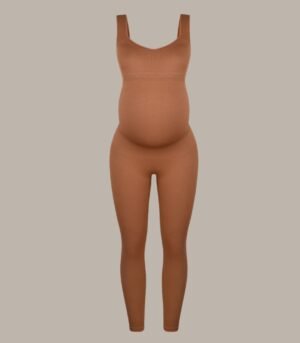 Seamless Eco-friendly🌿 Back Lifting Maternity Catsuit Jumpsuit