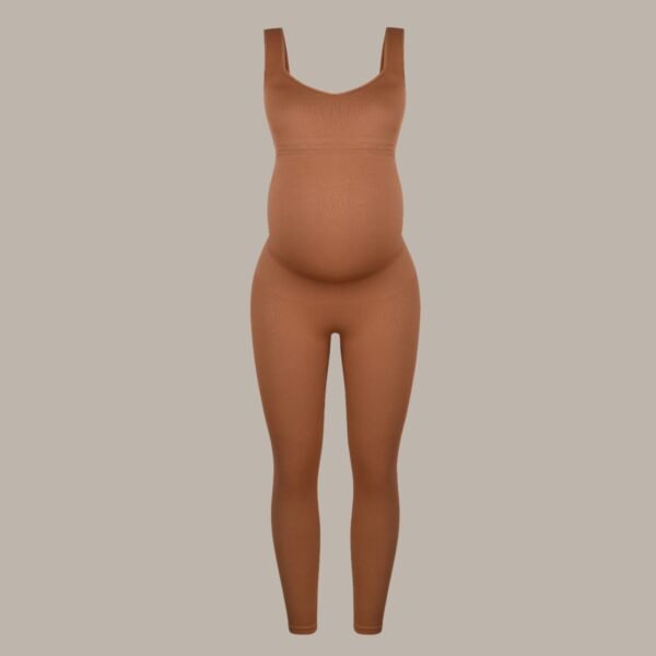 Seamless Eco-friendly🌿 Back Lifting Maternity Catsuit Jumpsuit