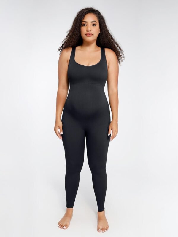 Seamless Eco-friendly🌿 Back Lifting Maternity Catsuit Jumpsuit