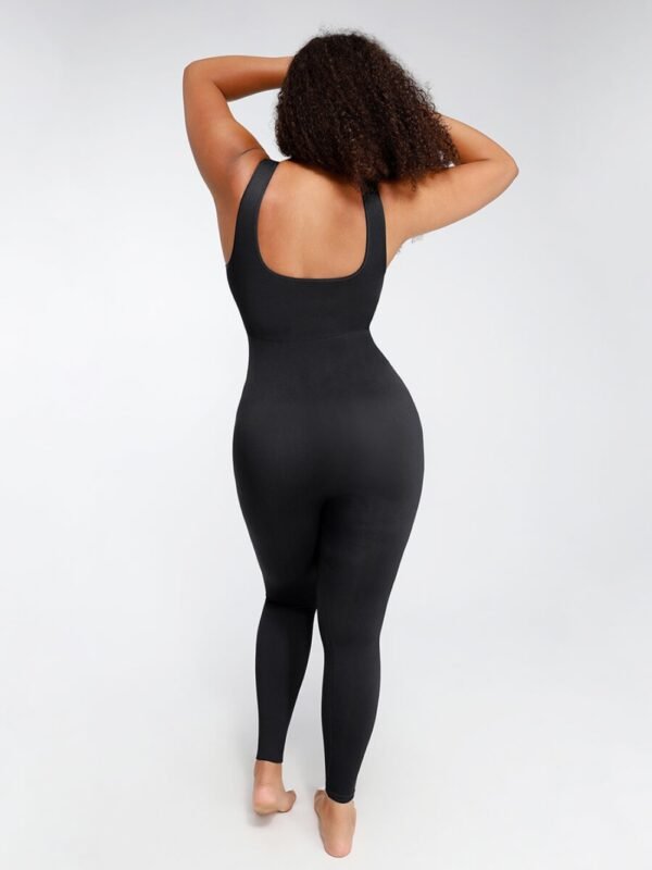 Seamless Eco-friendly🌿 Back Lifting Maternity Catsuit Jumpsuit, back view