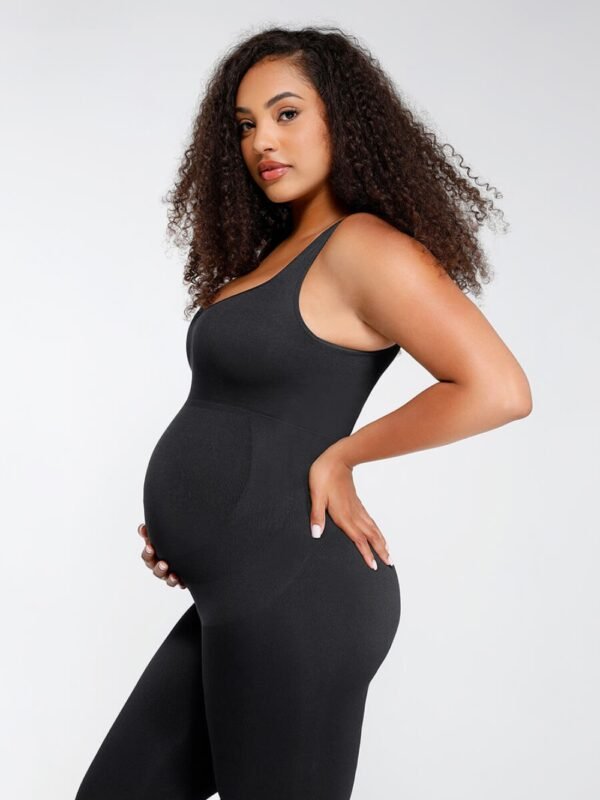 Seamless Eco-friendly🌿 Back Lifting Maternity Catsuit Jumpsuit