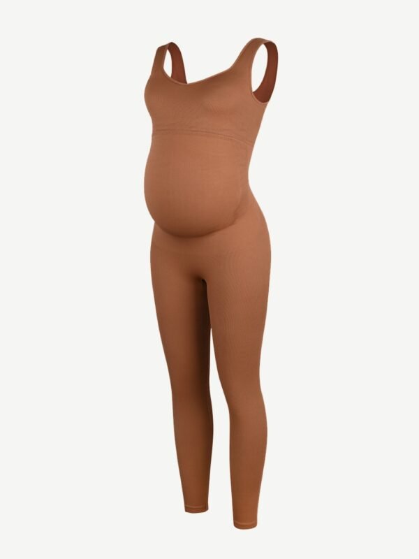 Seamless Eco-friendly🌿 Back Lifting Maternity Catsuit Jumpsuit,