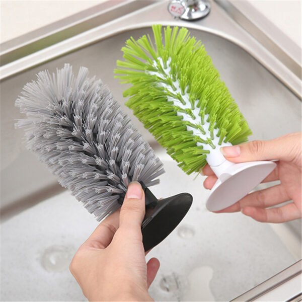 Kitchen Multi Functional Suction Cup Brush Cup Scrubber - Image 5