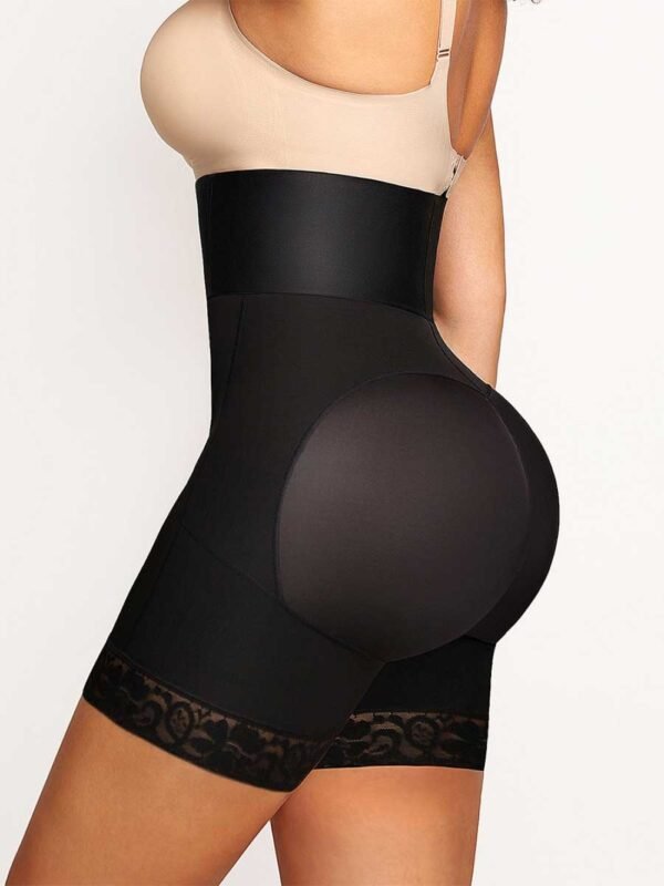 Side view of shapewear showing waist support and hip contouring