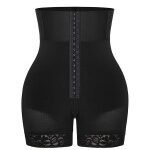 Women’s tummy control body shaper with three-row hooks