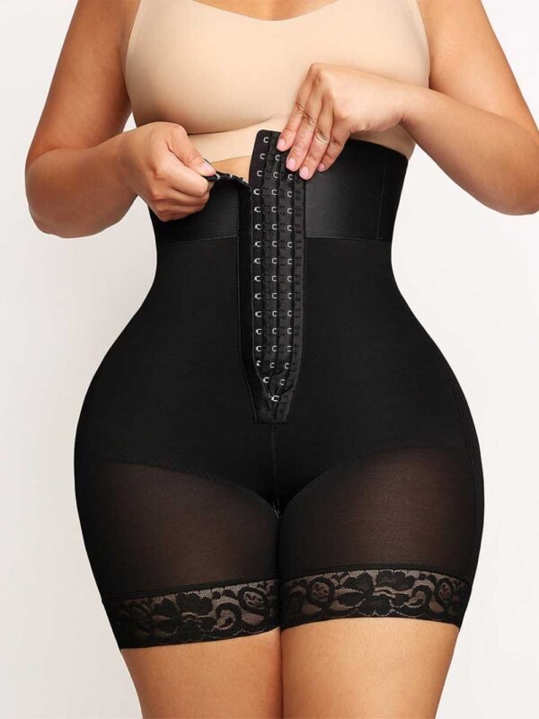 Durable YKK zipper on crotch area of shapewear
