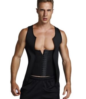 Shaper Vest | Plus Size Steel Boned with Zip & Hooks