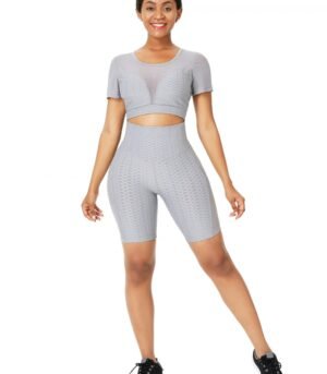Activewear Set | Gymnastic Short-Sleeve Sports Suit