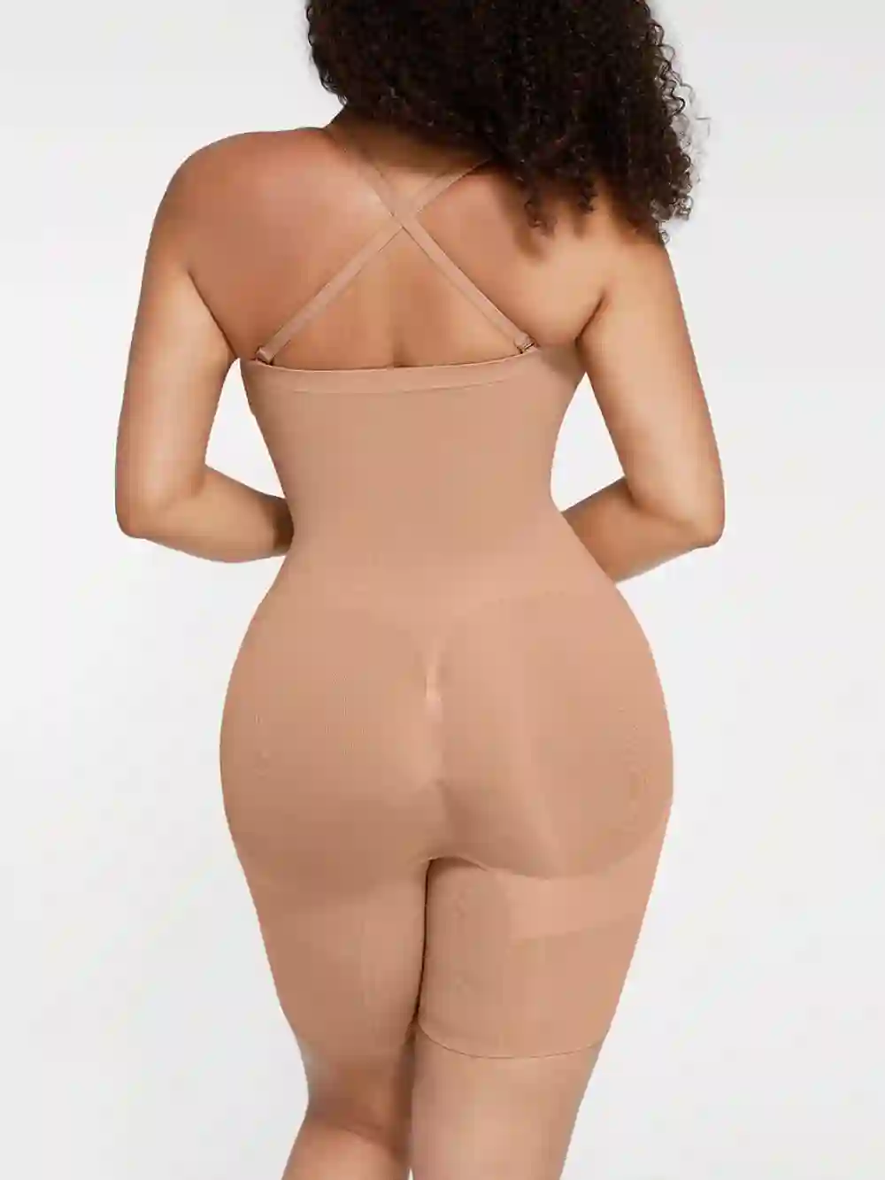 Strapless Shapewear Butt Lifting Tummy Control Bodysuit-back look