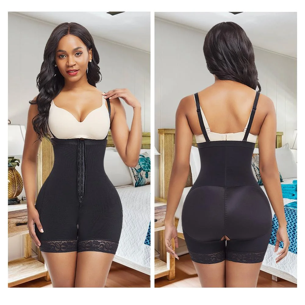 Full body shaper front and back view