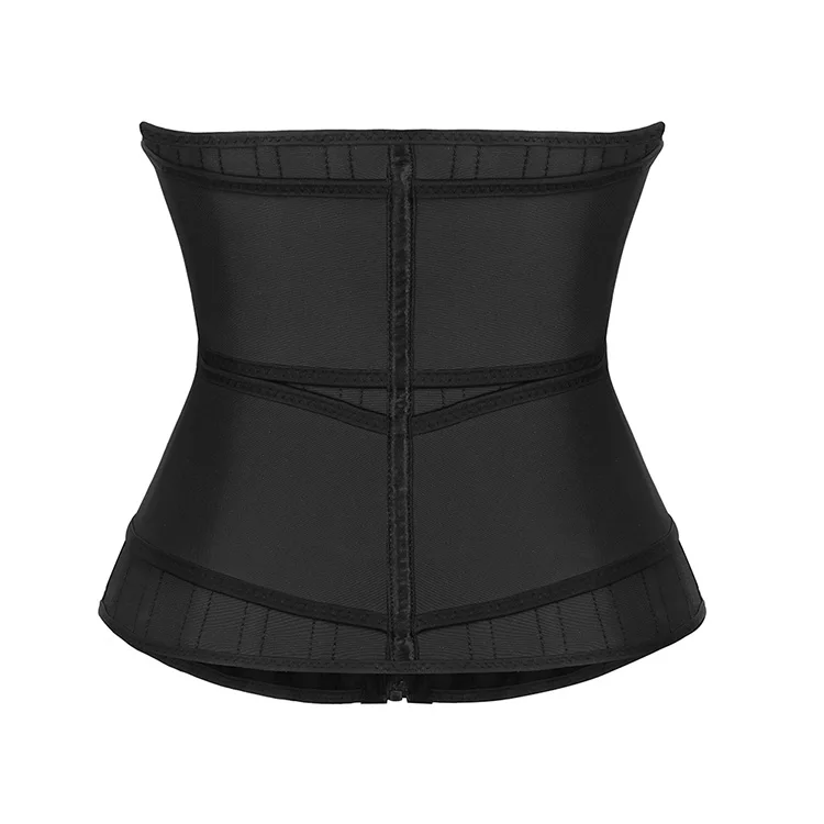 New Pattern 25 Steel Boned Waist Tummy Control Custom Logo Double Strap Waist Trainer
