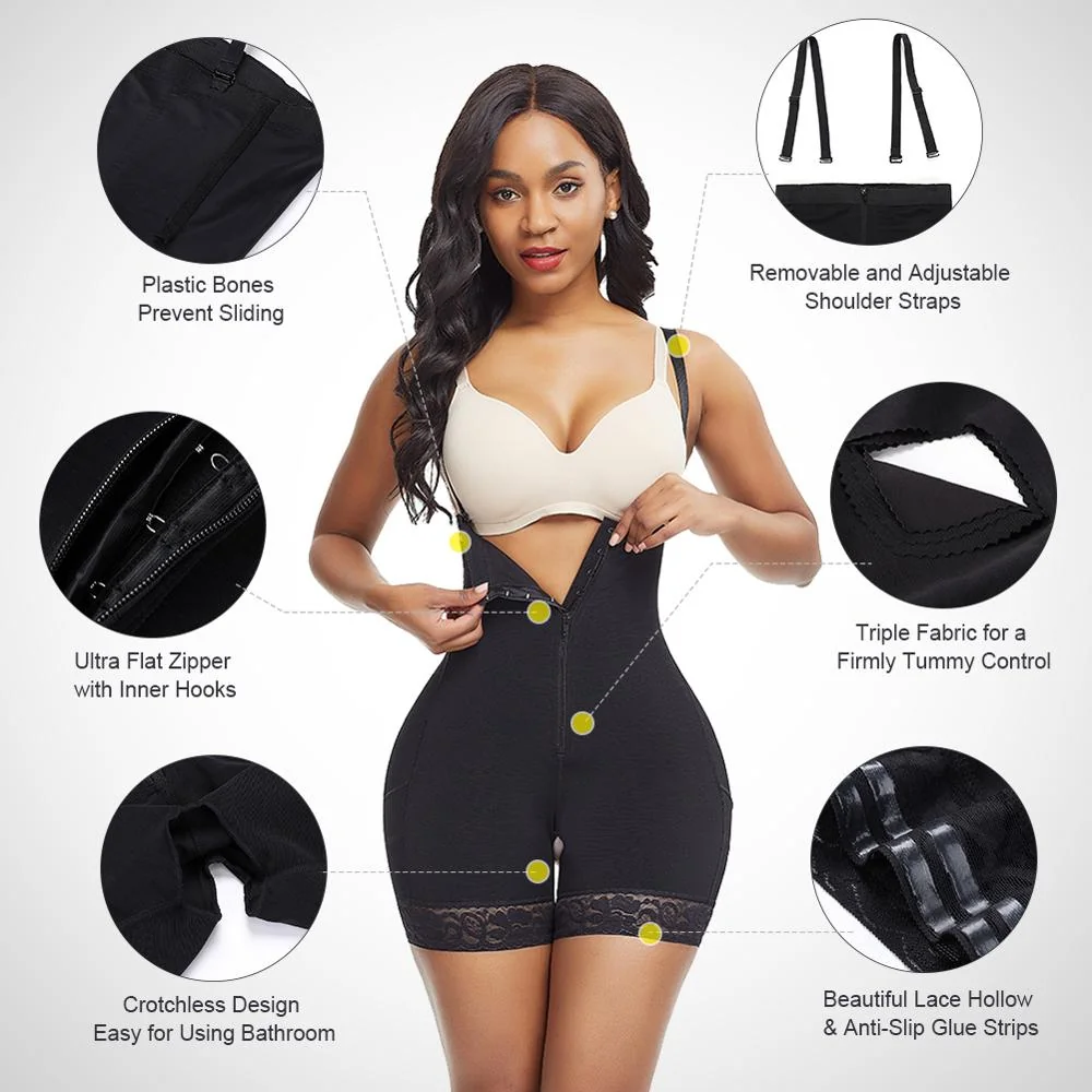 Full body shaper detail front view