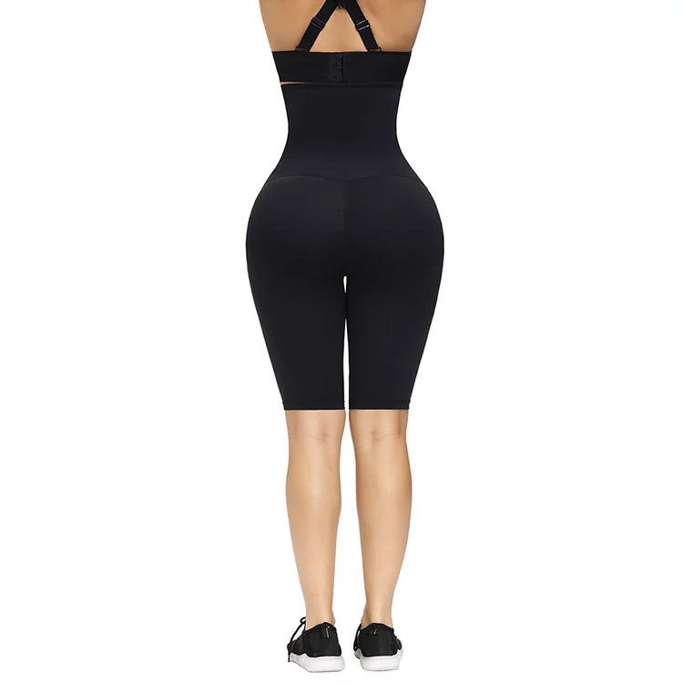 high waist compression leggings with adjustable hooks for tummy control, waist shaping and comfortable everyday support.
