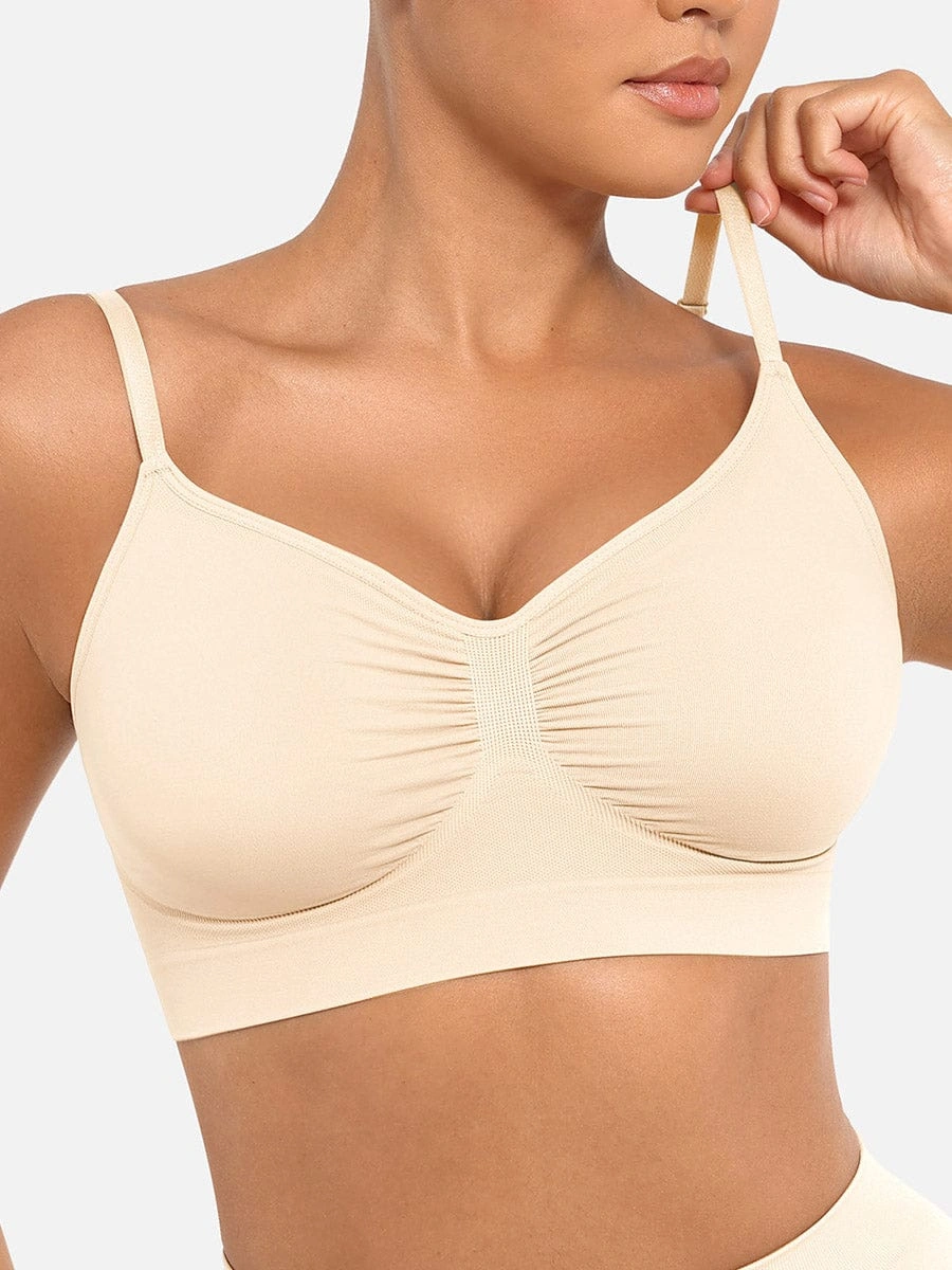 Wireless Supportive Shaping Bra with Adjustable Straps - Image 57