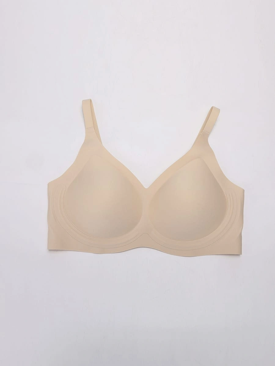 Jelly Support Wireless Seamless T-Shirt Bra for Large Breasts - Image 3