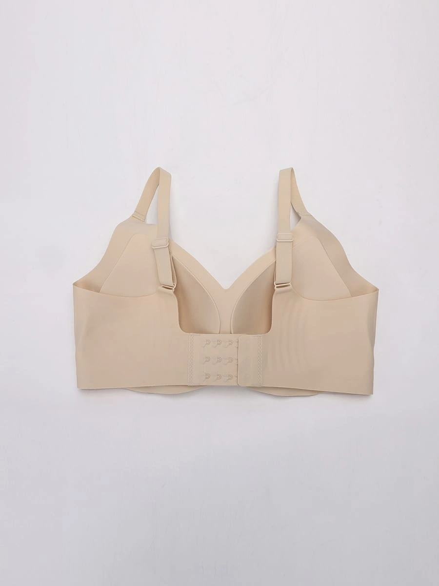 Jelly Support Wireless Seamless T-Shirt Bra for Large Breasts - Image 4