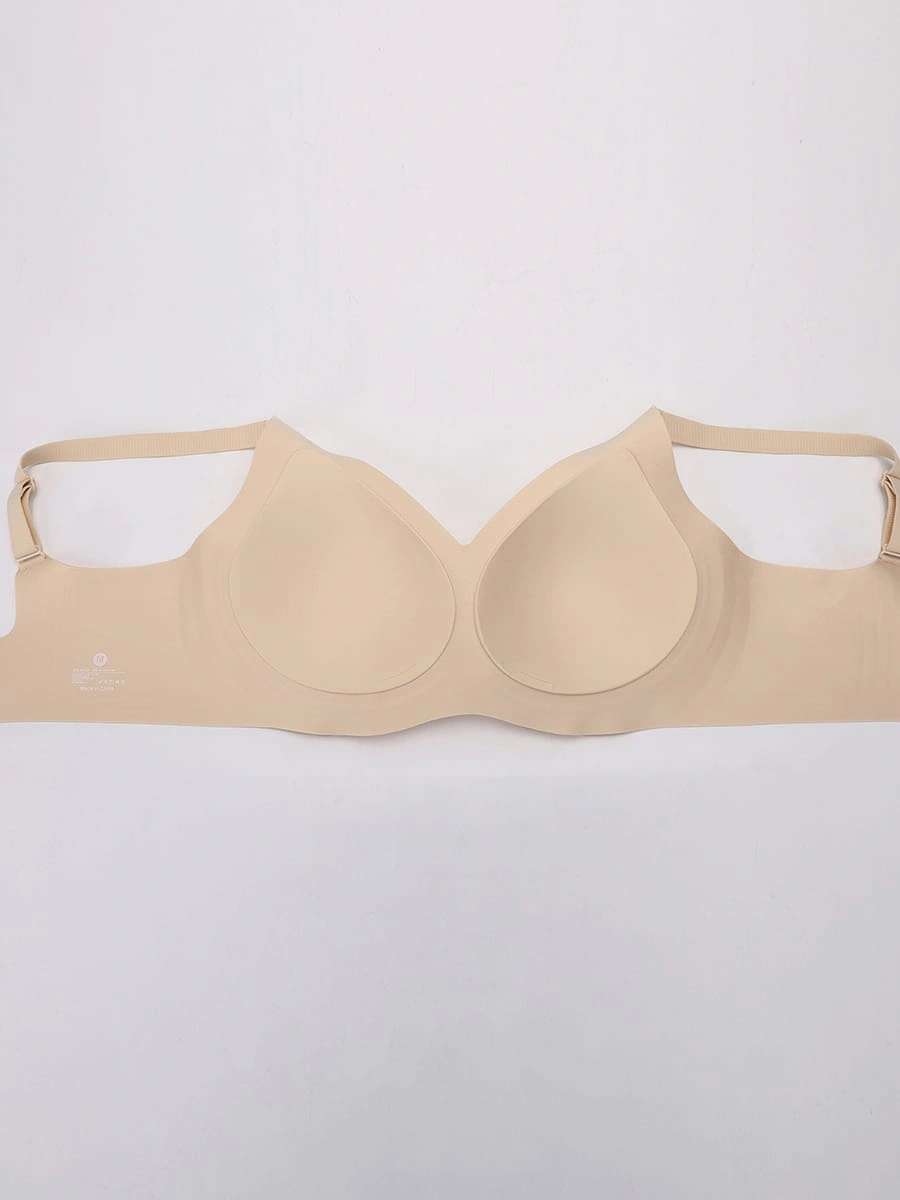 Jelly Support Wireless Seamless T-Shirt Bra for Large Breasts - Image 6