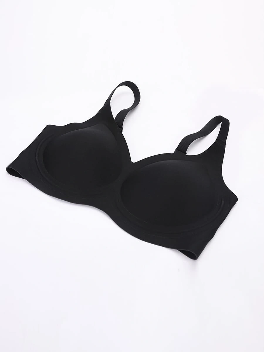 Jelly Support Wireless Seamless T-Shirt Bra for Large Breasts - Image 11