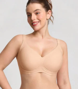 Jelly Support Wireless Seamless T-Shirt Bra for Large Breasts