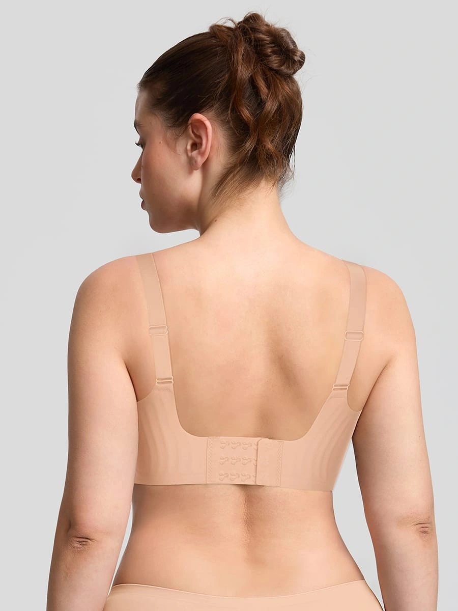Jelly Support Wireless Seamless T-Shirt Bra for Large Breasts - Image 2