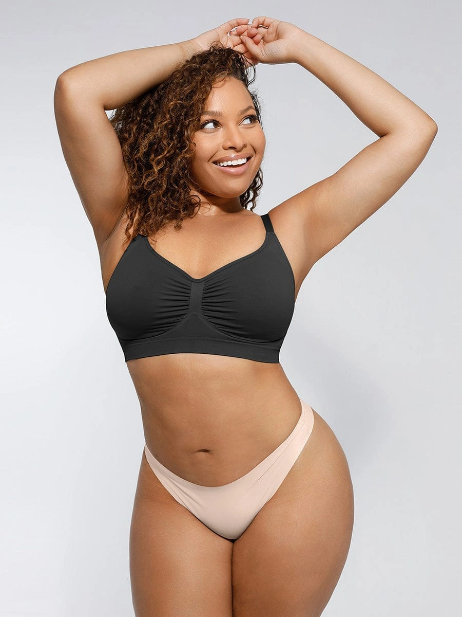Wireless Supportive Shaping Bra with Adjustable Straps - Image 40