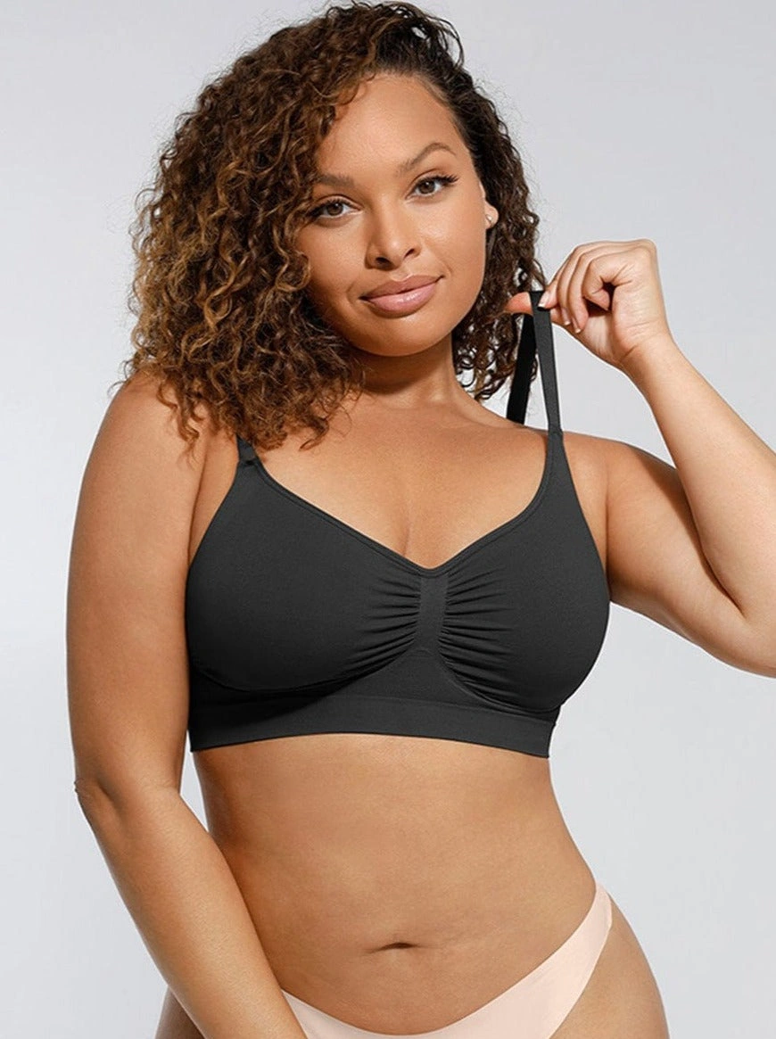 Wireless Supportive Shaping Bra with Adjustable Straps - Image 44