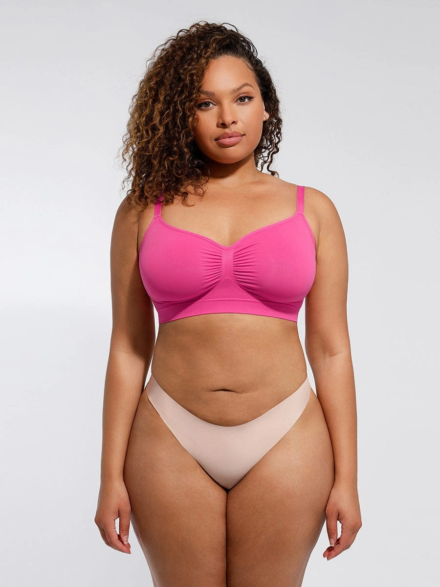 Wireless Supportive Shaping Bra with Adjustable Straps - Image 4