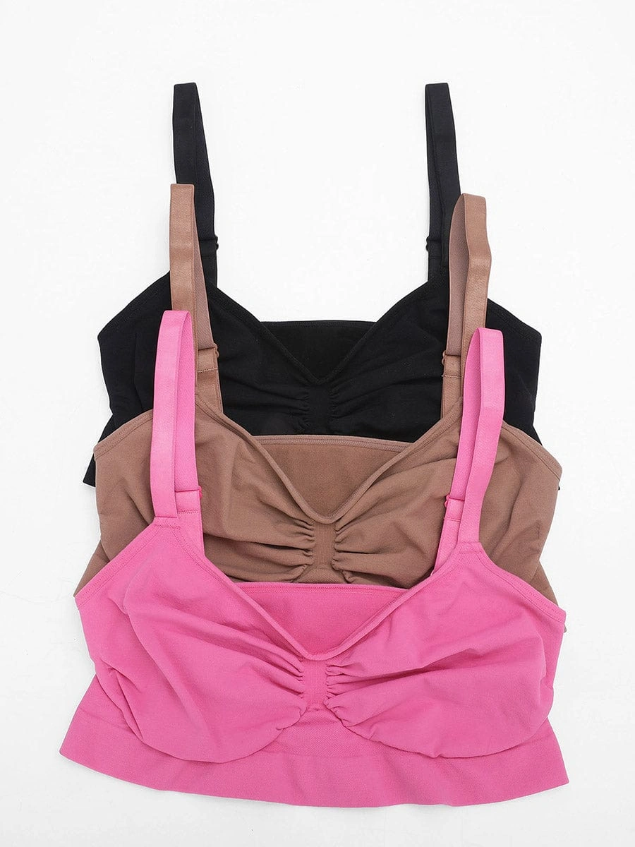 Wireless Supportive Shaping Bra with Adjustable Straps - Image 7