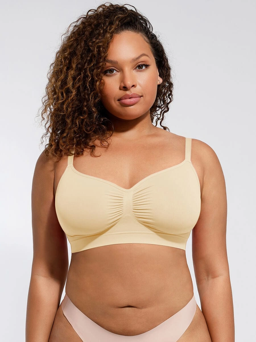 Wireless Supportive Shaping Bra with Adjustable Straps - Image 54
