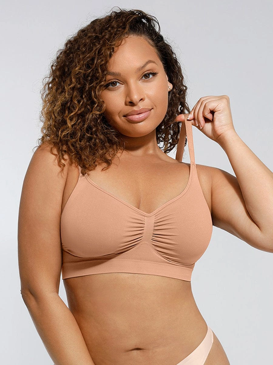 Wireless Supportive Shaping Bra with Adjustable Straps - Image 63