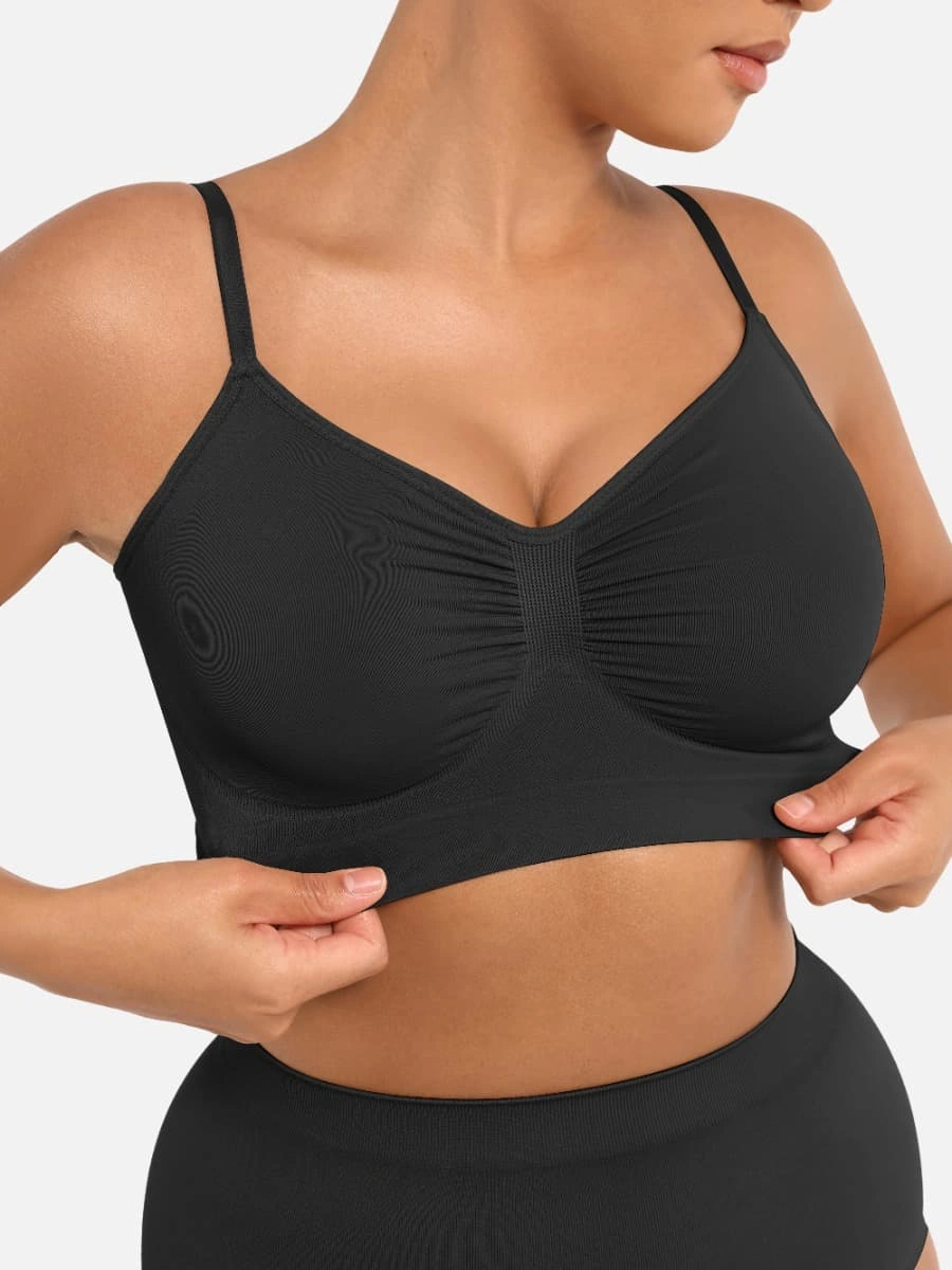 Wireless Supportive Shaping Bra with Adjustable Straps - Image 47