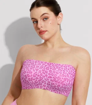 Strapless Anti-Slip Bandeau Bra | Fixed Molded Cups | FeelSoft Fabric | Nipple Coverage